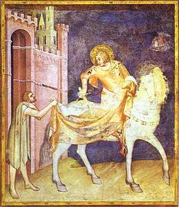 Art Print - St. Martin And The Beggar