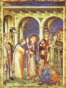 Art Print - St. Martin Is Dubbed A Knight