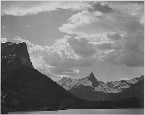 Mary Art Print - St. Mary's Lake, Glacier National Park, Montana. Photographs Of National Parks And Monuments, Compiled 1941 - 1942, Documenting The Period Ca. 1933 - 1942.