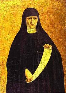 Art Print - St. Monica. Panel Of The Sant'agostino Altarpiece