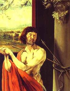 St. Sebastian. Detail - Art Print Art Print - St. Sebastian. Detail