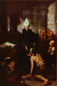 Art Print - St. Thomas Villanueva Giving Alms