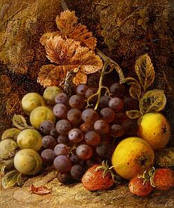 George Clare Art Print - Still Life Of Fruit