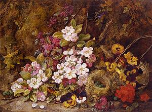 Still Life With A Bird's Nest - Art Print Art Print - Still Life With A Bird's Nest