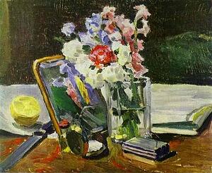 Still Life With Flowers - Art Print Art Print - Still Life With Flowers