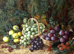 George Clare Art Print - Still Life With Fruit