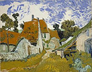 Street Art Print - Street In Auvers-Sur-Oise