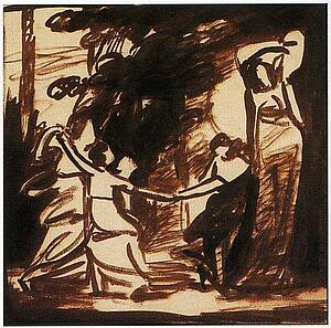 Study For 'the Levenson-Gower Children' - Art Print Art Print - Study For 'the Levenson-Gower Children'