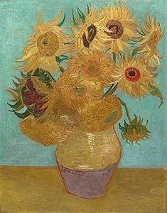 Sunflower Art Print - Sunflowers / Vase With Twelve Sunflowers