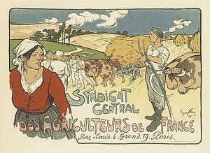 Georges Fay Art Print - Syndicat Central Des Agriculteurs De France