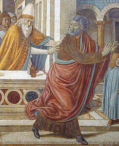 Art Print - Tabernacle Of The Visitation: Expulsion Of Joachim From The Temple. Detail