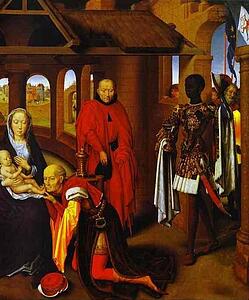 The Adoration Of The Magi. Detail - Art Print Art Print - The Adoration Of The Magi. Detail