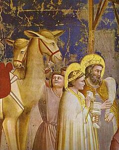 The Adoration Of The Magi. Detail - Art Print Art Print - The Adoration Of The Magi. Detail