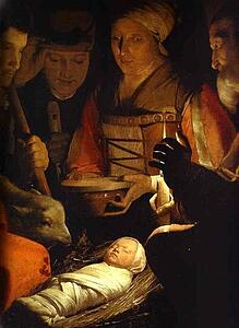 The Adoration Of The Shepherds. Detail - Art Print Art Print - The Adoration Of The Shepherds. Detail