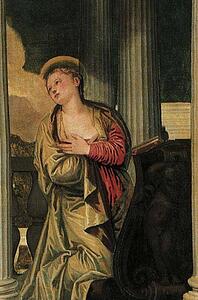 Art Print - The Annunciation. Detail