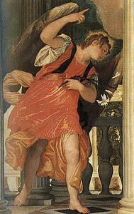 The Annunciation. Detail - Art Print Art Print - The Annunciation. Detail
