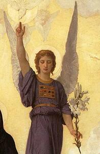 Art Print - The Annunciation. Detail