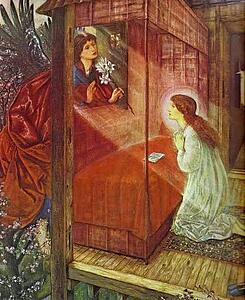 Art Print - The Annunciation. The Flower Of God