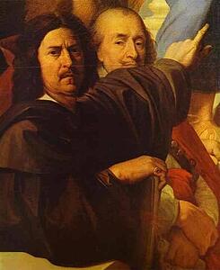 Art Print - The Apotheosis Of Homer. Detail: Poussin And Corneille