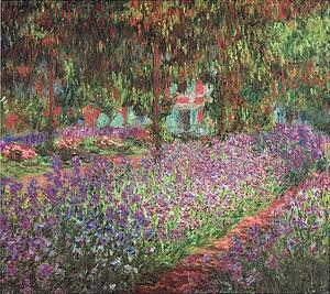 At Art Print - The Artist's Garden At Giverny