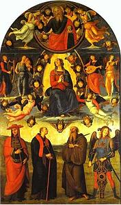 The Assumption Of The Virgin With Saints - Art Print Art Print - The Assumption Of The Virgin With Saints