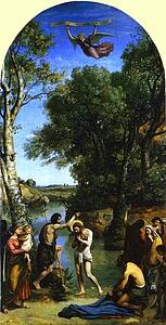 The Baptism Of Christ - Art Print Art Print - The Baptism Of Christ