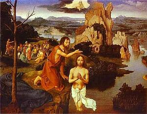 The Baptism Of Christ - Art Print Art Print - The Baptism Of Christ