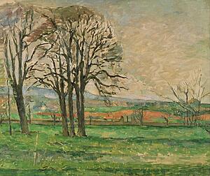Jas De Bouffan Art Print - The Bare Trees At Jas De Bouffan
