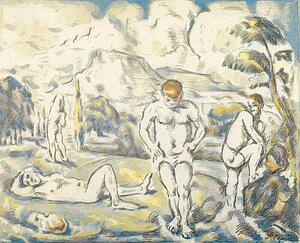 Plates Art Print - The Bathers (Large Plate)