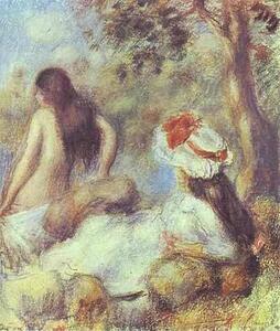The Bathing - Art Print Art Print - The Bathing