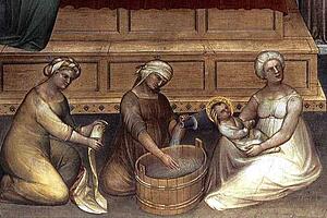 The Birth Of John The Baptist. Detail - Art Print Art Print - The Birth Of John The Baptist. Detail