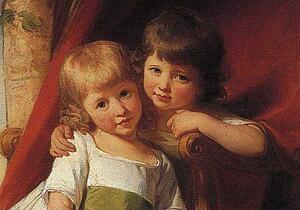Art Print - The Charteris Children. Detail