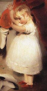 The Children Of Ayscoghe Boucherett. Detail - Art Print Art Print - The Children Of Ayscoghe Boucherett. Detail