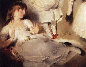 The Children Of Ayscoghe Boucherett. Detail - Art Print Art Print - The Children Of Ayscoghe Boucherett. Detail