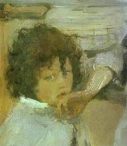 The Children. (Sasha Serov). Detail - Art Print Art Print - The Children. (Sasha Serov). Detail