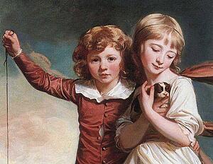 Art Print - The Clavering Children. Detail