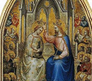 The Coronation Of The Virgin Among Saints And Angels. Detail - Art Print Art Print - The Coronation Of The Virgin Among Saints And Angels. Detail