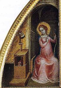 Art Print - The Coronation Of The Virgin Among Saints And Angels. Detail