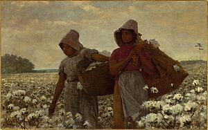 Homer Art Print - The Cotton Pickers