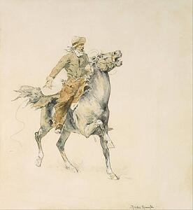 Frederic Remington Art Print - The Cowboy
