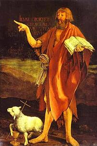 The Crucifixion. Detail. St. John The Baptist - Art Print Art Print - The Crucifixion. Detail. St. John The Baptist