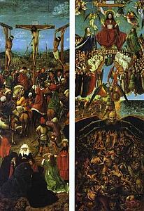Art Print - The Crucifixion. The Last Judgment