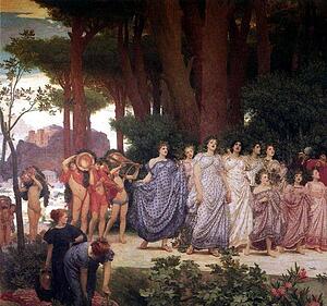 Art Print - The Daphnephoria. Detail