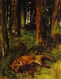 Art Print - The Dead Fox