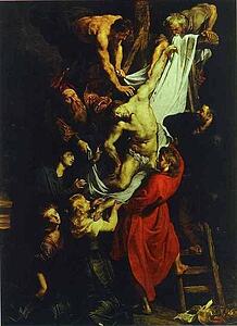 The Descent From The Cross (Central Part Of The Triptych) - Art Print Art Print - The Descent From The Cross (Central Part Of The Triptych)