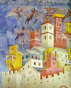 The Expulsion Of The Demons From Arezzo. Detail - Art Print Art Print - The Expulsion Of The Demons From Arezzo. Detail