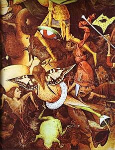 Art Print - The Fall Of The Rebel Angels. Detail