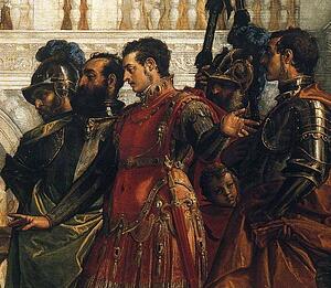 Art Print - The Family Of Darius Before Alexander The Great. Detail