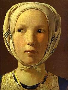 The Fortune-Teller. Detail - Art Print Art Print - The Fortune-Teller. Detail