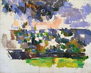 Jardin Art Print - The Garden At Les Lauves (Le Jardin Des Lauves)